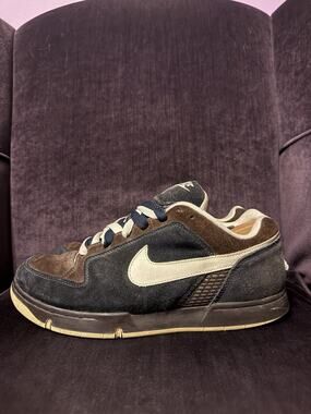 Nike Dunk Low Banger 2007 Mens Size 11 Blue/Brown Suede Leather 314235-201 2006
